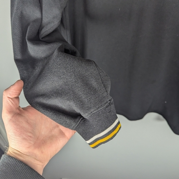 Y2K Pittsburgh Steelers NFL long sleeve embroidered long sleeve Tshirt mens L - Picture 3 of 5
